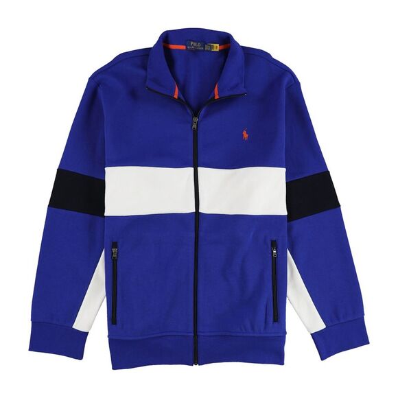 Ralph Lauren Womens Double Knit Track Jacket, Multicoloured, NWT - Picture 1 of 2